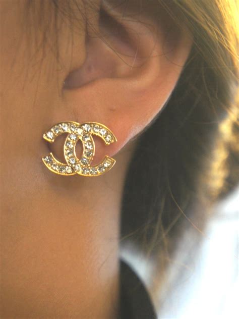 chanel earrings perth|small chanel inspired earrings.